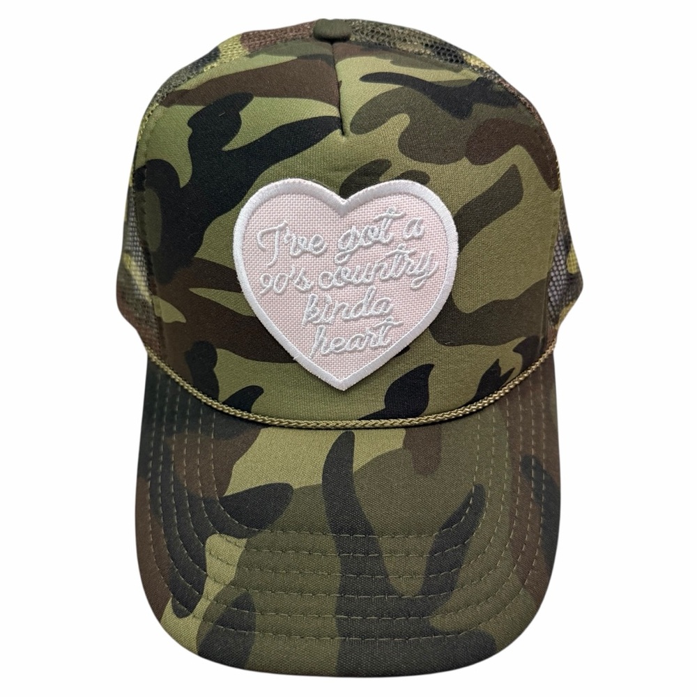 Brand new Otto camo trucker hat “I’ve got a 90s country kinda heart” - Picture 6 of 6